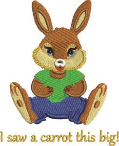 Picture of Saw A Carrot Machine Embroidery Design