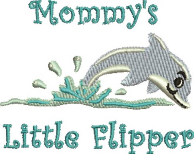 Picture of Mommys Flipper Machine Embroidery Design