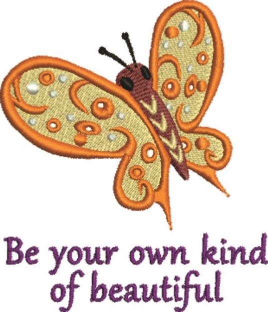 Picture of Be Beautiful Machine Embroidery Design