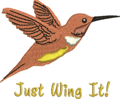 Just Wing It Machine Embroidery Design