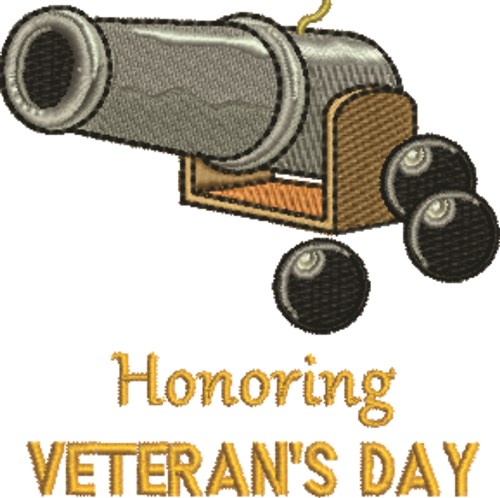 Veterans Day Machine Embroidery Design