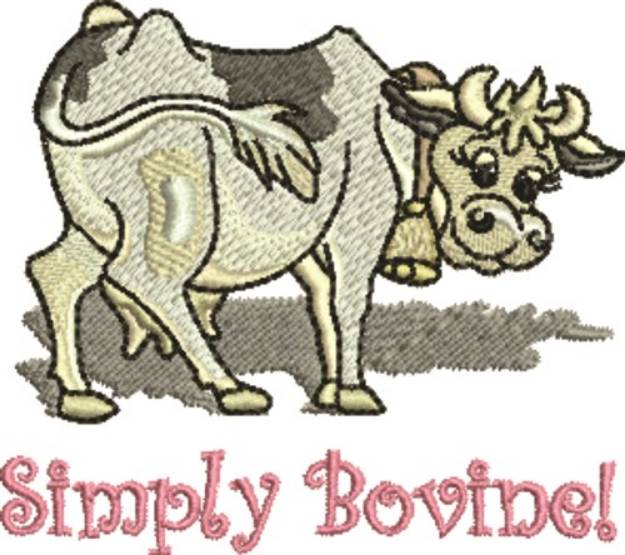 Picture of Simply Bovine Machine Embroidery Design