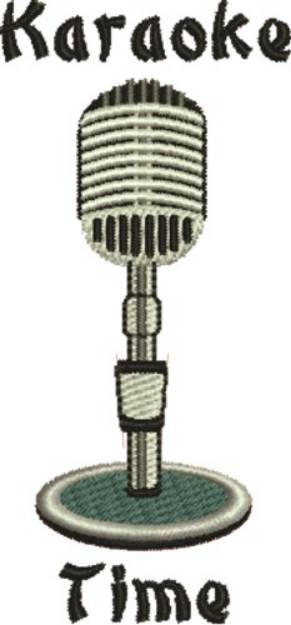 Picture of Karaoke Time Machine Embroidery Design