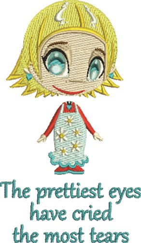 The Prettiest Eyes Machine Embroidery Design