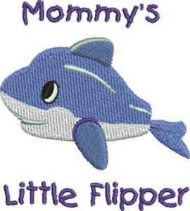 Picture of Mommys Flipper Machine Embroidery Design