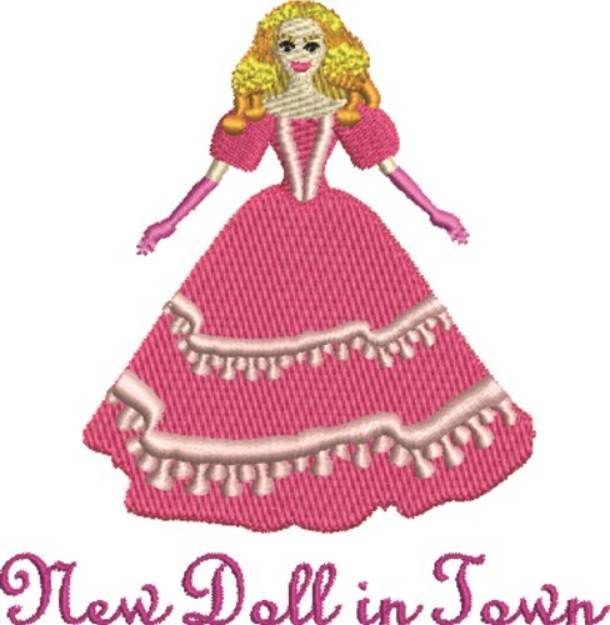 Picture of New Doll Machine Embroidery Design