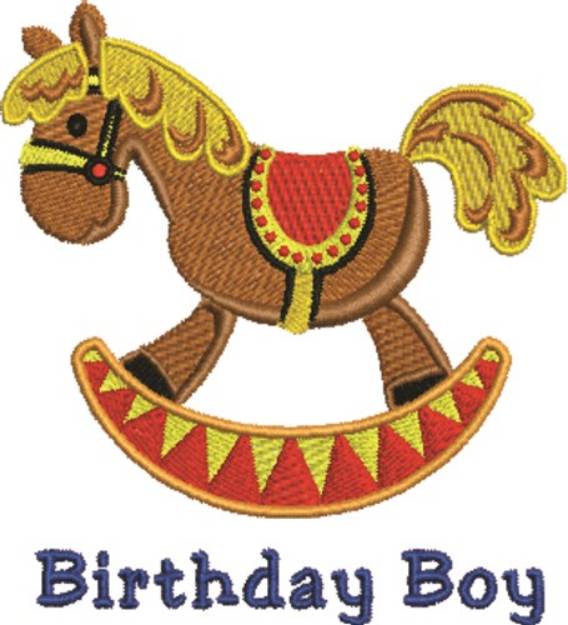 Picture of Birthday Boy Machine Embroidery Design