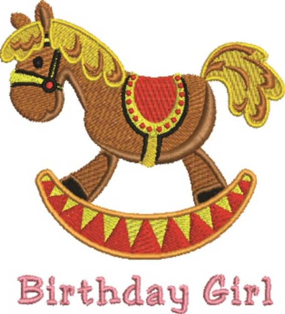 Picture of Birthday Girl Machine Embroidery Design