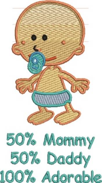 Picture of 100% Adorable Machine Embroidery Design