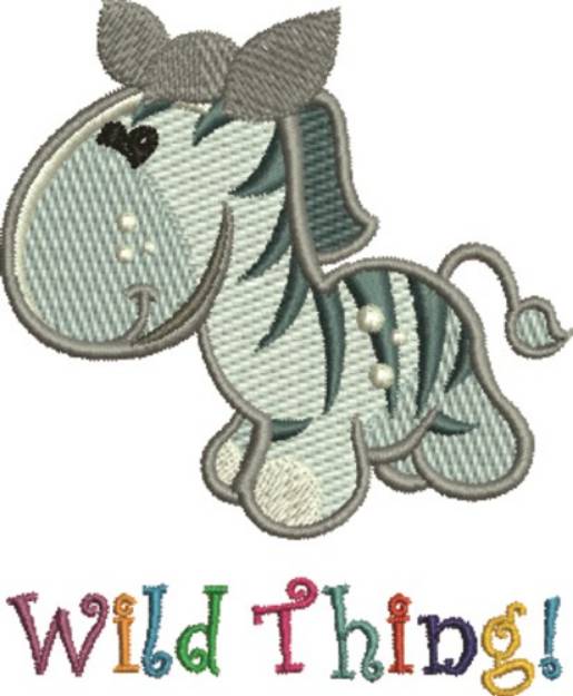 Picture of Wild Thing Machine Embroidery Design