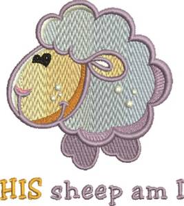 Picture of His Sheep Machine Embroidery Design