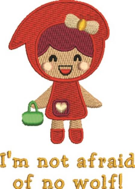 Picture of Im Not Afraid Machine Embroidery Design