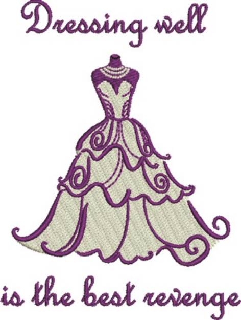 Picture of Dressing Well Machine Embroidery Design