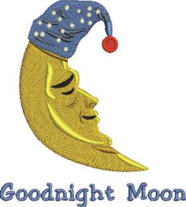 Picture of Goodnight Moon Machine Embroidery Design