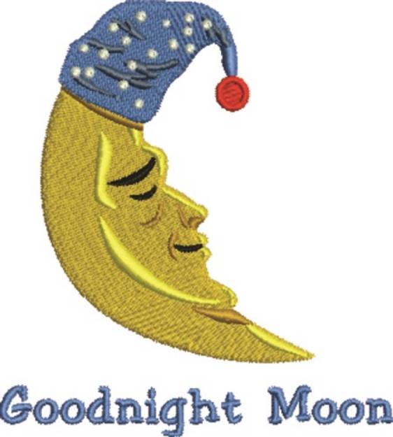 Picture of Goodnight Moon Machine Embroidery Design