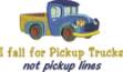 Picture of Truck Pickup Lines Machine Embroidery Design