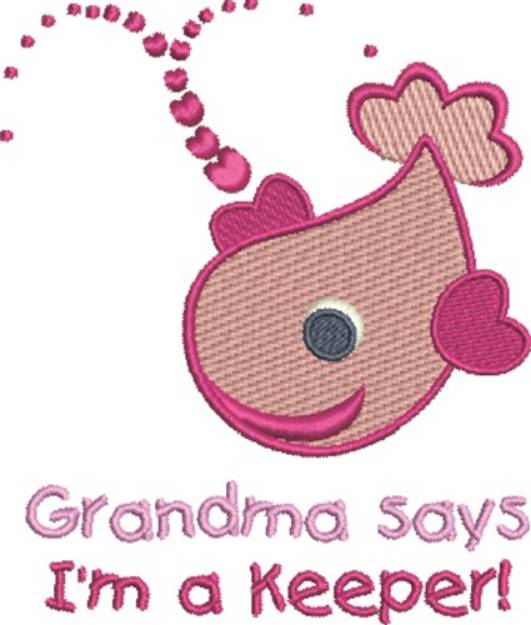 Picture of Grandma Keeper Machine Embroidery Design