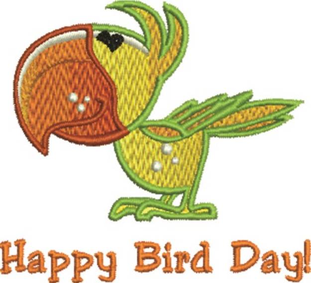 Picture of Parrot Day Machine Embroidery Design