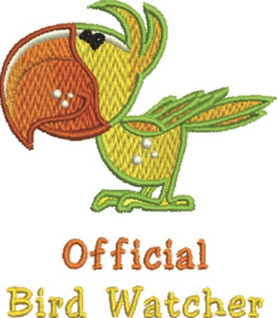 Picture of Parrot Official Machine Embroidery Design