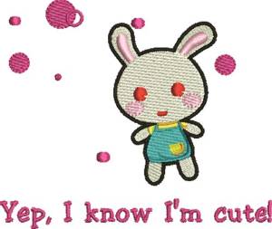 Picture of I Know Machine Embroidery Design