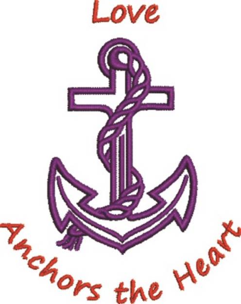 Picture of Anchor Love Machine Embroidery Design