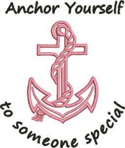 Picture of Anchor Yourself Machine Embroidery Design