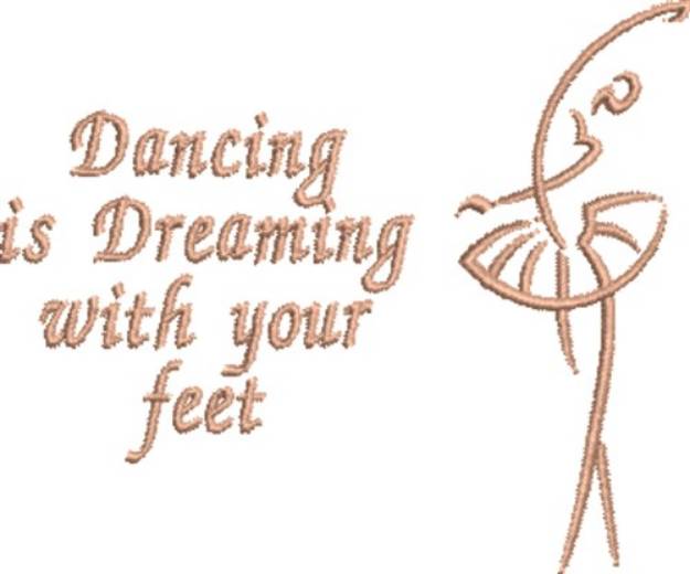 Picture of Dreaming Feet Machine Embroidery Design
