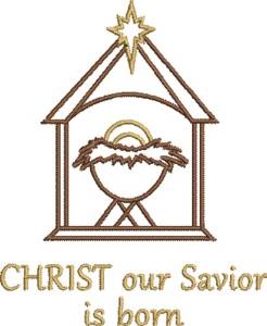 Picture of Christ Our Savior Machine Embroidery Design