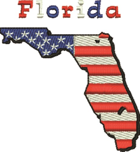 Florida State Machine Embroidery Design