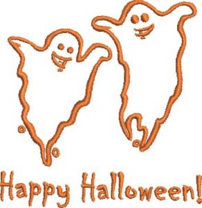 Picture of Halloween Ghosts Machine Embroidery Design