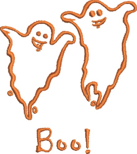 Ghosts Boo Machine Embroidery Design