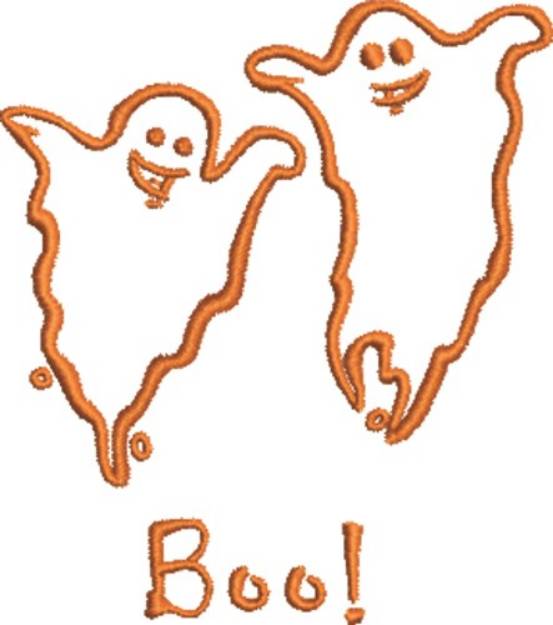 Picture of Ghosts Boo Machine Embroidery Design