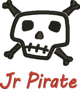 Picture of Jr Pirate Machine Embroidery Design