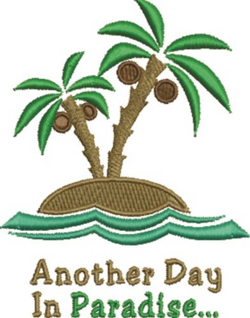 Picture of In Paradise Machine Embroidery Design