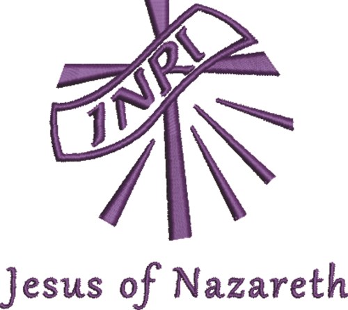 Jesus of Nazareth Machine Embroidery Design