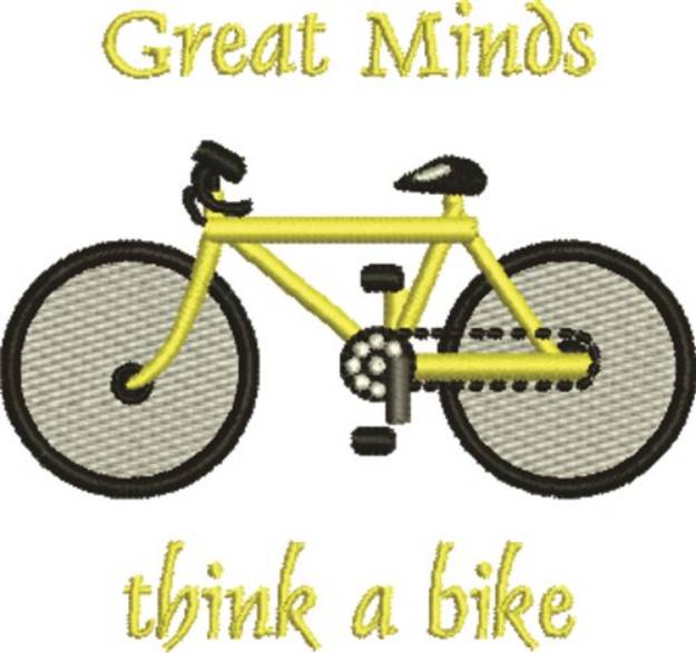 Picture of Bike Bicycle Transportation E Machine Embroidery Design