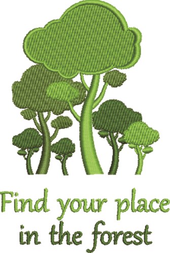 Find Your Place Machine Embroidery Design