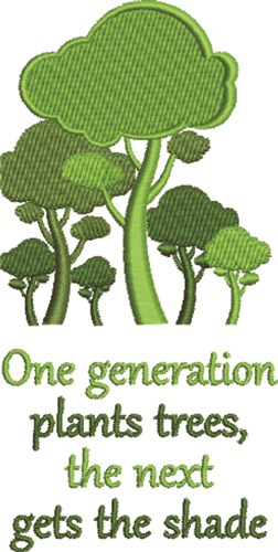 Generation Plants Machine Embroidery Design