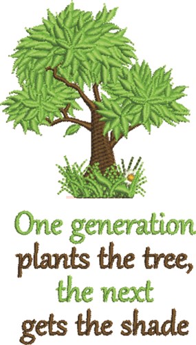 Plants The Tree Machine Embroidery Design