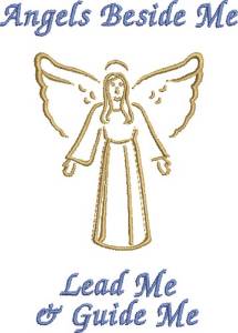 Picture of Angels Beside Me Machine Embroidery Design