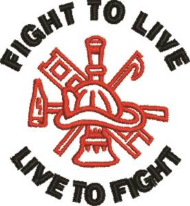Picture of Fight To Live Machine Embroidery Design