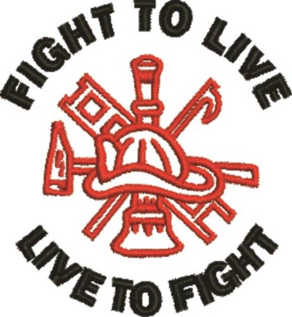 Picture of Fight To Live Machine Embroidery Design