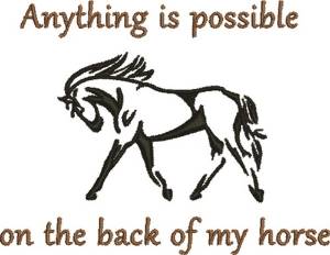 Picture of Anything Is Possible Machine Embroidery Design