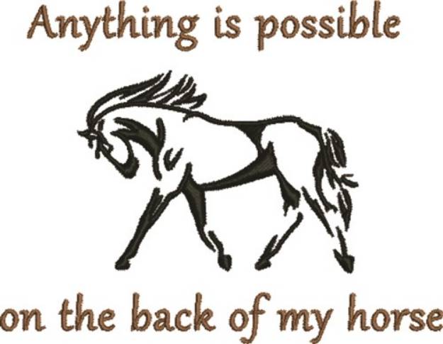 Picture of Anything Is Possible Machine Embroidery Design