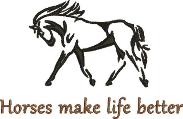 Picture of Make Life Better Machine Embroidery Design