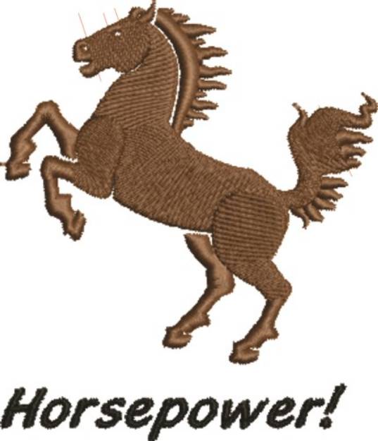 Picture of Horse Power Machine Embroidery Design