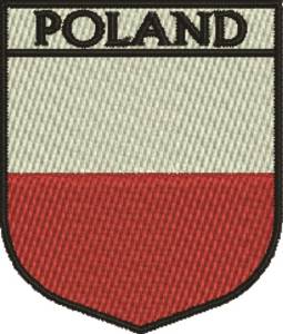 Picture of Poland Crest Machine Embroidery Design