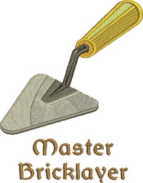 Picture of Master Bricklayer Machine Embroidery Design
