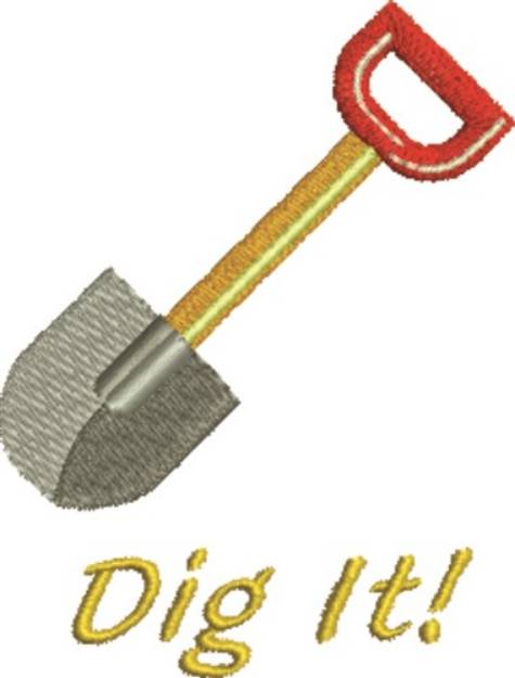Picture of Dig It Machine Embroidery Design
