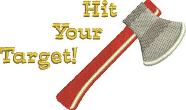 Picture of Hit Your Target Machine Embroidery Design